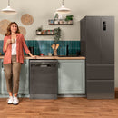 Cecotec Bolero CoolMarket Combi F2D 400 Grey Glass E