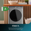 Cecotec Lave-linge Bolero DressCode 10800 Inverter Steel A