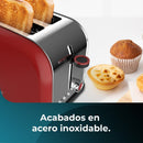 Cecotec Grille-pain vertical Toastin' time 850 Red