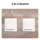 AQARA Interrupteur mural H2 EU (4 boutons, 2 canaux)