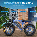 HiQiS C200 – Vélo électrique fat bike 20 pouces