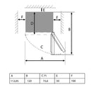 Cecotec Bolero CoolMarket Combi 335 Black Glass E