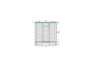 HARVIA SAUNA TONNEAU KASKI 240 PANORAMA CANOPY HRA-080-0234