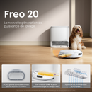 Narwal Freo 20 – Robot aspirateur laveur, 31 000 Pa, double caméra IA, lavage 60 °C