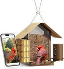 BIRDFY Mangeoire Metal V AI solaire