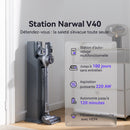 Narwal V40 Station – Aspirateur balai sans fil 220 AW avec station de vidage automatique