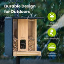 BIRDFY Mangeoire Bamboo AI solaire