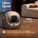 CATLINK Baymax Lite – Litière autonettoyante fermée (gris)