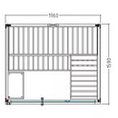 HARVIA SAUNA FAMILY MEDIUM HRA-080-0004