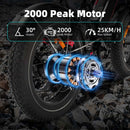 HiQiS S8 Pro – Vélo électrique fat bike 20 pouces double moteur