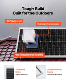 VEVOR Kit Solaire Complet Hors Réseau 800 W 12 V 4 Panneaux Solaires Monocristallins 200 W, Batterie LiFePO₄ 12,8 V 300 Ah, Contrôleur de Charge MPPT 60 A, Onduleur 2000 W, pour Camping-car, Maison - image 4