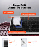 VEVOR Kit Solaire Complet Hors Réseau 1200 W 24 V 6 Panneaux Solaires Monocristallins 200 W, Batterie LiFePO₄ 25,6 V 300 Ah, Onduleur Hybride 24 V 3600 W, Haut Rendement, pour Maison, Hangar, Ferme - image 4