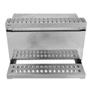 VEVOR Coffre à outils à marchepied pour semi-remorque, 790 x 770 x 485 mm, boîte à outils robuste en Alu, avec marchepied d'entrée de cabine étanche et loquet amortisseur pour camions à plateau, grue - image 12