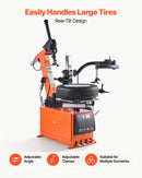 VEVOR Démonte-Pneu 1100W Machine à Pneus avec Bras d'Assistance Indépendant, Serrage Extérieur 12"-22", Intérieur 12"-26", Largeur de Jante Jusqu'à 15", Commande à Pédale, Atelier Réparation et Garage - image 7