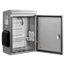 VEVOR Coffret Électrique Étanche Extérieur IP65, Boitier Électrique Mural en Acier Inoxydable, 40x20x50 cm, avec Thermostat, Ventilateur, Capot de Protection, Porte à Clés, Montage Mural ou sur Poteau - image 10