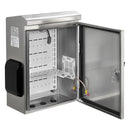 VEVOR Coffret Électrique Étanche Extérieur IP65, Boitier Électrique Mural en Acier Inoxydable, 40x20x50 cm, avec Thermostat, Ventilateur, Capot de Protection, Porte à Clés, Montage Mural ou sur Poteau - image 11