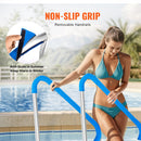 VEVOR Rampe Piscine, 1220x905 mm, Main Courante Piscine Acier Inoxydable avec Plaque de Base, 2PCS Barre d'Appui Sécurité Antirouille, Accessoires, pour Piscines, Intérieur, Extérieur, Terrasses, Spas - image 5
