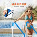 VEVOR Rampe Piscine, 1379 x 925 x 100 mm, Main Courante Piscine Acier Inoxydable avec Plaque de Base, Barre d'Appui de Sécurité Antirouille, Accessoires, pour Piscines, Intérieur, Extérieur, Terrasses, Spas - image 5