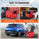 VEVOR Réservoir Diesel Portable, 182 L, Cuve de Ravitaillement Carburant, Pompe de Transfert 12 V, 40 L/min, Tuyau 4 m, Buse Ravitaillement Auto, pour Véhicules Appareils Agriculture Industrie, Orange - image 7