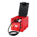 VEVOR Réservoir Diesel Essence Portable, 182 L, Cuve de Ravitaillement Carburant, Pompe de Transfert 12 V, 40 L/min, Tuyau 4 m, Buse Ravitaillement Auto, pour Véhicules Agriculture Industrie, Rouge - image 2