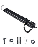 VEVOR Réservoir d'eau pour galerie de toit, 26,5 L, réservoir d'eau sous pression pour douche de camping, en aluminium, 2 panneaux anti-éclaboussures, rainure en T, port de pressurisation, pour coffre
