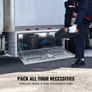 VEVOR Boîte à Outils pour Camion 91,4×61×61 cm Coffre Sous-châssis Fixation Inférieure Caisse de Stockage en Alliage d'Aluminium Solide avec Serrure et Clés pour Remorque Pick-up Véhicules Transport - image 4