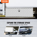 VEVOR Boîte à Outils pour Camion 121,9×61×61 cm Coffre Sous-châssis Fixation Inférieure Caisse de Stockage en Alliage d'Aluminium Solide avec Serrure et Clés pour Remorque Pick-up Véhicules Transport - image 3