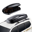 VEVOR Coffre de Toit 370 L, Porte-Bagages de Toit Coque Rigide en ABS, avec Ouverture Double-Face 2 Sangles Renforcées, Aérodynamique, pour la Plupart des Barres Transversales, Voiture, SUV, Noir