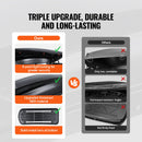 VEVOR Coffre de Toit 370 L, Porte-Bagages de Toit Coque Rigide en ABS, avec Ouverture Double-Face 2 Sangles Renforcées, Aérodynamique, pour la Plupart des Barres Transversales, Voiture, SUV, Noir - image 6