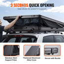 VEVOR Tente de Toit Rigide pour 2 à 3 Personnes, Tente de Camping pour Véhicules Imperméable, avec Échelle Télescopique, Matelas Épais et Coupe-Vent, pour Jeep SUV Pick-up Camion Voitures, Voyage - image 5