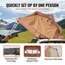 VEVOR Tente de Toit Rigide pour 2-3 Personnes, Tente de Camping pour Véhicules Pliable et Imperméable, avec Échelle Télescopique, Matelas et Housse en PVC, pour Jeep SUV Pick-up Camion Voiture, Voyage - image 5