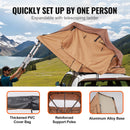 VEVOR Tente de Toit pour 2-3 Personnes, Tente de Camping pour Véhicules Pliable et Imperméable, avec Échelle Télescopique, Matelas et Housse en PVC, pour Jeep SUV Pick-up Camion Voitures, Voyage - image 5