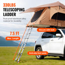 VEVOR Tente de Toit pour 2-3 Personnes, Tente de Camping pour Véhicules Pliable et Imperméable, avec Échelle Télescopique, Matelas et Housse en PVC, pour Jeep SUV Pick-up Camion Voitures, Voyage - image 6