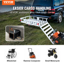 VEVOR Panier à Bagages sur Attelage 1270 x 750 x 220 mm Porte-Bagages d'Attelage en Aluminium Capacité de Charge 226,8 kg Plateforme sur Attelage Rampe Pliable pour Cargaison Arrière Camion SUV Voyage - image 3