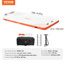 VEVOR Quai flottant gonflable, 4,57 x 1,82 m, plate-forme de quai gonflable, tapis de quai flottant antidérapant avec sac de transport portable échelle amovible radeau d'île pour piscine, plage, océan - image 8