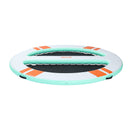 VEVOR Quai Flottant Gonflable 3,05x2,44 m Plateforme de Quai Gonflable pour Piscine Plage Mer Lac Réunions de Famille Sorties Amis Activités Nautiques avec Sac de Transport Portable, Échelle Amovible - image 11