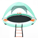 VEVOR Quai Flottant Gonflable Rond Plateforme de Quai Gonflable 3,05 m pour Piscine Plage Mer Lac Réunions de Famille Sorties Amis Activités Nautiques avec Sac de Transport Portable, Échelle Amovible - image 10