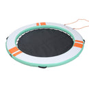 VEVOR Quai Flottant Gonflable Rond Plateforme de Quai Gonflable 3,05 m pour Piscine Plage Mer Lac Réunions de Famille Sorties Amis Activités Nautiques avec Sac de Transport Portable, Échelle Amovible - image 11