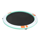 VEVOR Quai Flottant Gonflable Rond Plateforme de Quai Gonflable 3,66 m pour Piscine Plage Mer Lac Réunions de Famille Sorties Amis Activités Nautiques avec Sac de Transport Portable, Échelle Amovible - image 11