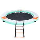 VEVOR Quai Flottant Gonflable Rond Plateforme de Quai Gonflable 2,44 m pour Piscine Plage Mer Lac Réunions de Famille Sorties Amis Activités Nautiques avec Sac de Transport Portable, Échelle Amovible - image 12