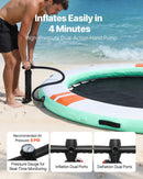 VEVOR Quai Flottant Gonflable Rond Plateforme de Quai Gonflable 2,44 m pour Piscine Plage Mer Lac Réunions de Famille Sorties Amis Activités Nautiques avec Sac de Transport Portable, Échelle Amovible - image 6