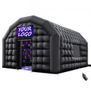 VEVOR Tente de Fête Gonflable, 5 x 4 x 3,8 m, Tente Cube Gonflable, Discothèque Boîte de Nuit Club à Gonfler avec Souffleur 680 W, Sac de Sable, 2 Fenêtres, pour Évènement, Anniversaire, Mariage, Noir - image 2