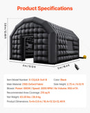 VEVOR Tente de Fête Gonflable, 5 x 4 x 3,8 m, Tente Cube Gonflable, Discothèque Boîte de Nuit Club à Gonfler avec Souffleur 680 W, Sac de Sable, 2 Fenêtres, pour Évènement, Anniversaire, Mariage, Noir - image 8