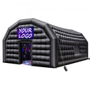 VEVOR Tente de Fête Gonflable, 8 x 6 x 4 m, Tente Cube Gonflable, Discothèque Boîte de Nuit Club à Gonfler avec Souffleur 1100 W, Sac de Sable, 2 Fenêtres, pour Évènement, Anniversaire, Mariage, Noir - image 2