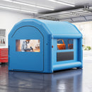 VEVOR Cabine de Peinture Gonflable 4x3x2,75 m avec Souffleur de 750 W Bleu Tente de Pulvérisation Portable avec Grand Filtre en Coton, Toit Arqué, Idéale pour Vélos, Motos et Petits Meubles - image 9