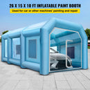 VEVOR Cabine de Peinture Gonflable 8 x 4,5 x 3 m, Tente de Peinture pour Voiture en Tissu Oxford 210D, Station de Travail pour Pose de Peinture avec 2 Ventilateurs Puissants, pour Garage Atelier - image 3