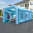 VEVOR Cabine de Peinture Gonflable 8 x 4,5 x 3 m, Tente de Peinture pour Voiture en Tissu Oxford 210D, Station de Travail pour Pose de Peinture avec 2 Ventilateurs Puissants, pour Garage Atelier - image 9