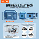 VEVOR Cabine de Peinture Gonflable 7x4x2,75 m, Tente Peinture Gonflable Automobile avec Souffleurs Puissants 750 W + 480 W et Système de Filtration, Station de Travail pour Pose de Peinture Atelier - image 3