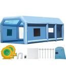 VEVOR Cabine de Peinture Gonflable 10x6,4x4,5 m, Tente Peinture Gonflable Automobile avec Souffleurs Puissants 1100 + 750 W et Système de Filtration, Station de Travail pour Pose de Peinture Atelier - image 10