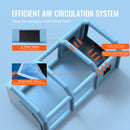 VEVOR Cabine de Peinture Gonflable 10x6,4x4,5 m, Tente Peinture Gonflable Automobile avec Souffleurs Puissants 1100 + 750 W et Système de Filtration, Station de Travail pour Pose de Peinture Atelier - image 6